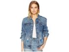 Blank Nyc Embroidered Denim Jacket In Pub Crawl (pub Crawl) Women's Coat