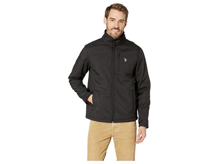 U.s. Polo Assn. Softshell Jacket (black) Men's Coat