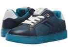 Geox Kids Kommodorba 3 (little Kid/big Kid) (navy/light Blue) Boy's Shoes