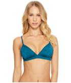 The Bikini Lab Em Bossy Banded Triangle Bikini Top (marine) Women's Swimwear