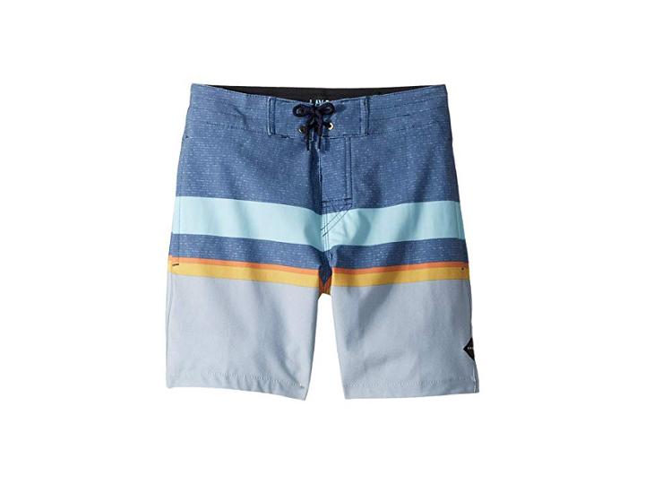 Rip Curl Kids Rapture Layday Boardshorts (big Kids) (navy) Boy's Swimwear