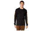 Dc Wordarm Long Sleeve (black) Men's Clothing