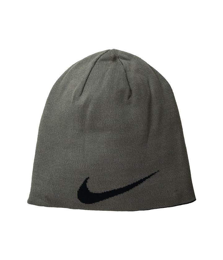 Nike Beanie Reversible (armory Navy/cool Grey/reflective Silver) Beanies