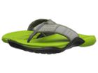 Crocs Swiftwater Flip (graphite/volt Green) Men's Slide Shoes