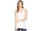 Mod-o-doc Supreme Jersey Banded Hem Tank Top (white) Women's T Shirt