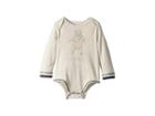 Mud Pie Bear Hugs Long Sleeve One-piece Crawler (infant) (cream) Boy's Jumpsuit & Rompers One Piece