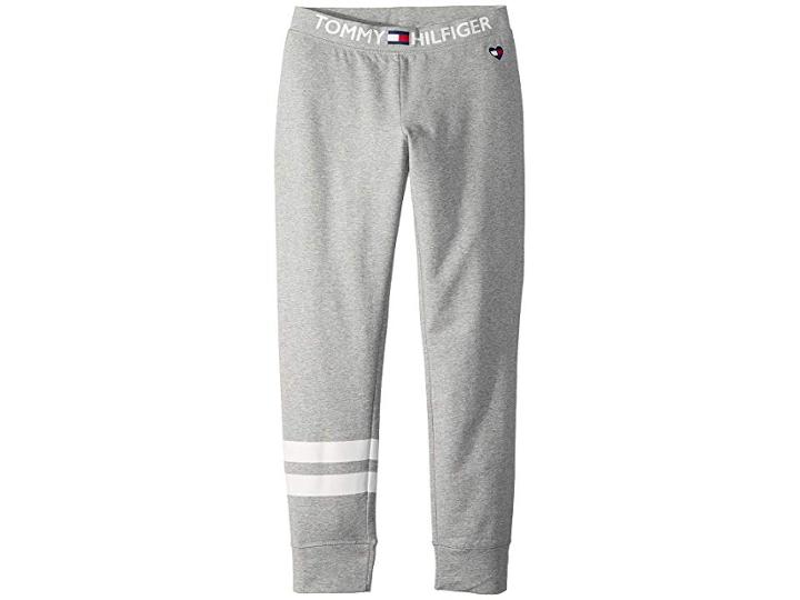 Tommy Hilfiger Kids Tommy Sport Pants (big Kids) (pearl Heather) Girl's Casual Pants