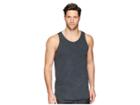 Scotch & Soda Summer Singlet With Deep Side Slit (charcoal) Men's Clothing
