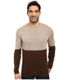 Prana Color Block Sweater (brown) Men's Sweater