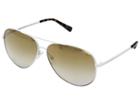 Michael Kors Kendall Mk5016 60mm (white/clear Gradient/light Brown Mirror/gold) Fashion Sunglasses