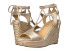 Splendid Fianna (light Gold Metallic Suede) Women's Shoes