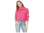 Sanctuary Roll Neck Sweater (heather Street Pink) Women's Sweater