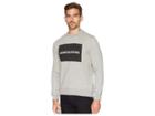 Calvin Klein Jeans Institutional Logo Crew Neck Sweatshirt (medium Charcoal Heather) Men's Sweatshirt