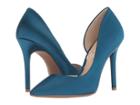 Jessica Simpson Lucina (teal Lagoon Crytal Satin) Women's Shoes