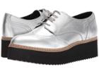 Shellys London Tommy Platform Oxford (silver) Women's Shoes
