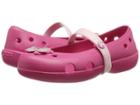 Crocs Kids Keeley Springtime Flat Ps (toddler/little Kid) (raspberry/petal Pink) Girls Shoes