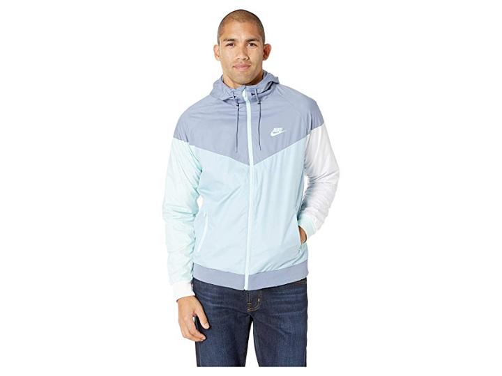Nike Sportwear Windrunner Jacket (ashen Slate/ocean Bliss/white/igloo) Men's Coat