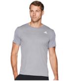 Adidas Response Short Sleeve Tee (grey) Men's T Shirt