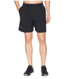 Under Armour Ua Launch Stretch Woven 7 Shorts (black/oxford Blue/reflective) Men's Shorts