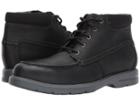 Clarks Vossen Mid (black Leather) Men's Shoes