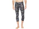 Nike Pro Tights 3/4 2l Camo (black/white) Men's Casual Pants