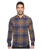 Dockers Premium Broken-in Shirt (smokey Aqua Plaid) Men's Clothing