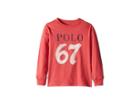 Polo Ralph Lauren Kids Cotton Jersey Graphic T-shirt (little Kids/big Kids) (nantucket Red) Boy's Clothing