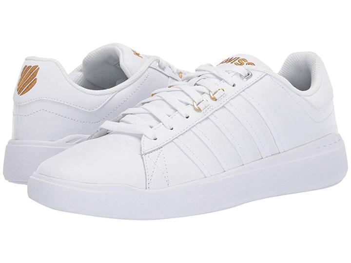 K-swiss Pershing Court Light Cmf (white/gold) Men's Shoes