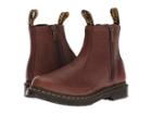 Dr. Martens 2976 W/ Zips (dark Brown Grizzly) Women's Boots