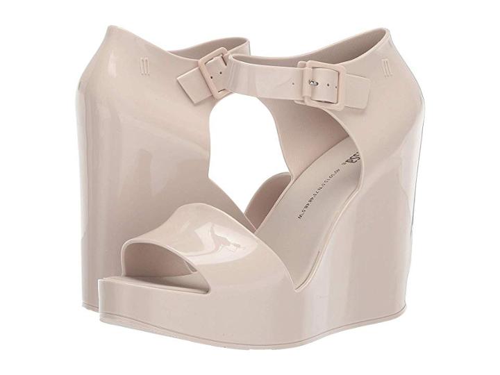 Melissa Shoes Mar Wedge (beige) Women's Shoes