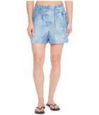 Lucy Culotte Shorts (bleached Indigo) Women's Shorts