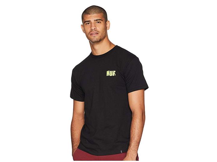 Huf City Rockers Short Sleeve Tee (black) Men's T Shirt
