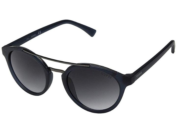 Guess Gf5027 (matte Blue/gradient Smoke) Fashion Sunglasses