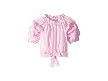 Habitual Girl Joyce Gathered Top (big Kids) (light Pink) Girl's Blouse