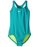 Nike Kids Solid Racerback Tank Top (big Kids) (energy) Girl's Swimwear