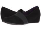 Vaneli Mambo (black Suede/black Elastic) Women's Wedge Shoes