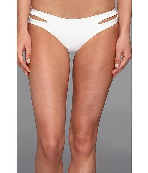L*space Sensual Solids Estella Classic Bottom (white) Women's Swimwear