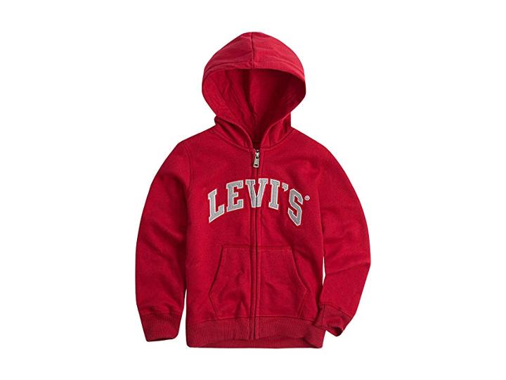 Levi's(r) Kids Iconic Zip Front Hoodie (toddler) (chili Pepper) Boy's Sweatshirt