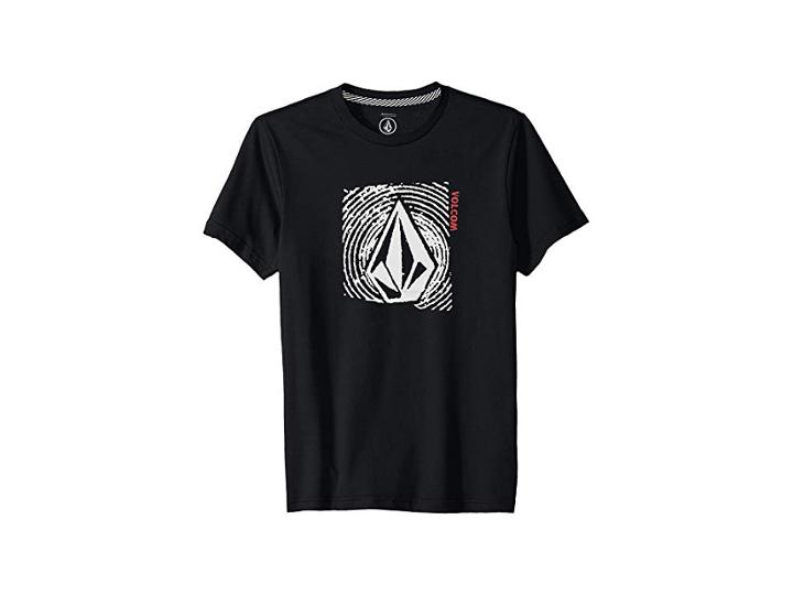 Volcom Kids Stonar Waves Short Sleeve Tee (big Kids) (black) Boy's T Shirt