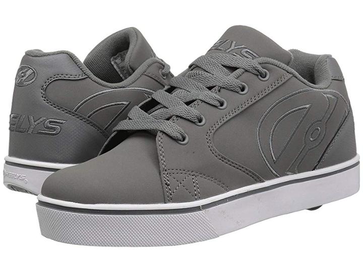 Heelys Vopel (little Kid/big Kid/adult) (charcoal/charcoal/white) Boys Shoes