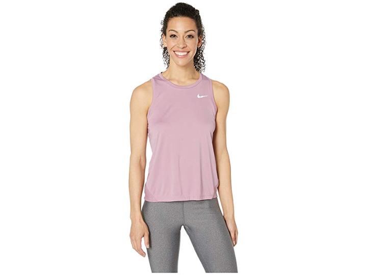 Nike Miler Tank (plum Dust/reflective Silver) Women's Clothing