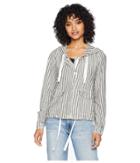Sanctuary Nova Hooded Jacket (tiki Stripe) Women's Coat