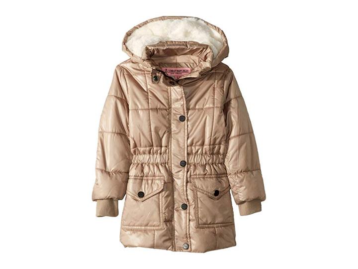 Urban Republic Kids Jane Long Puffer Jacket (little Kids/big Kids) (gold) Girl's Jacket