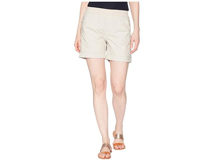 Fdj French Dressing Jeans Serene Poplin Pull-on Shorts In Sandy (sandy) Women's Shorts