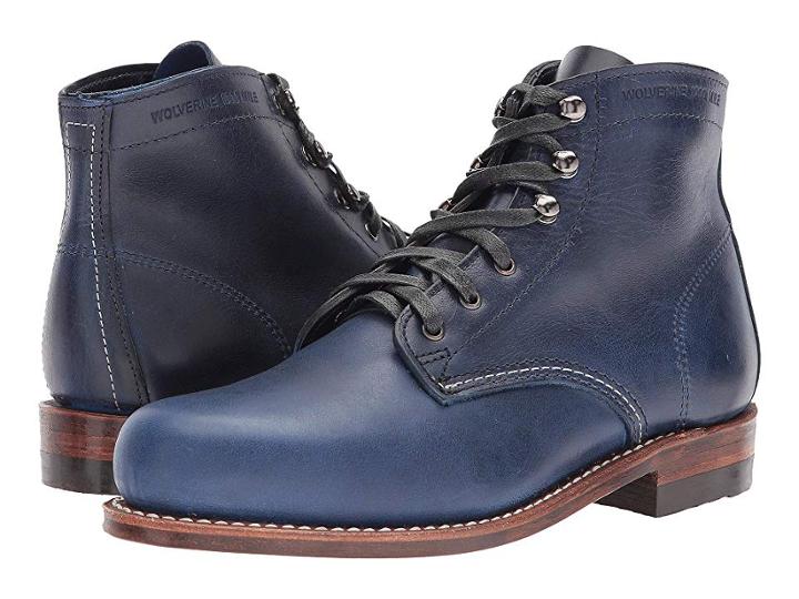 Wolverine Original 1000 Mile Boot (dark Blue Leather) Women's Work Boots