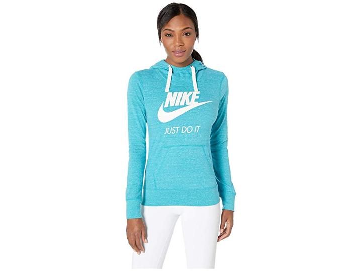 Nike Sportswear Gym Vintage Hbr Hoodie (spirit Teal/sail) Women's Sweatshirt