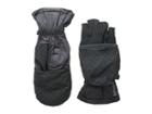 Spyder Solitude Convertible Mitten (black/black) Extreme Cold Weather Gloves