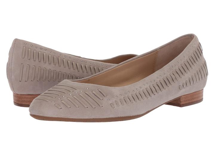 Hush Puppies Phoebe Ladder Stud (ice Grey Suede) Women's Flat Shoes