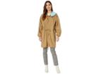 Juicy Couture Parachute Microterry Lined Parka (faded Sage) Women's Clothing
