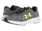 Under Armour Kids Ua Bgs Rave 2 (big Kid) (graphite/white/high-vis Yellow) Boys Shoes